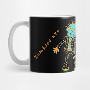 Zombies Are People Too, Kids T-Shirt Mug